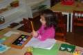 Ellie working with numbers