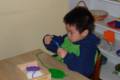 Nicholas works with threading boards